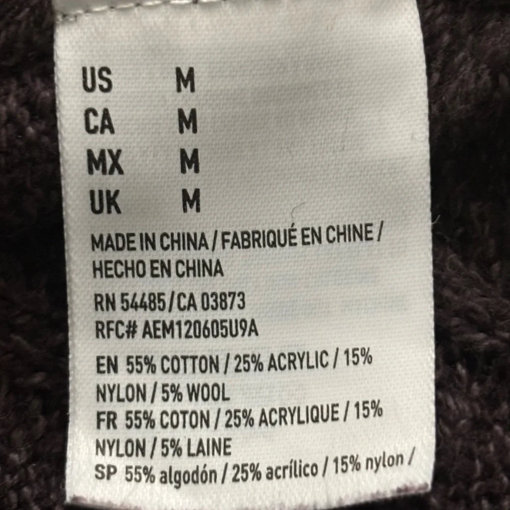American Eagle Outfitters Women’s Sweater - Dark Plum